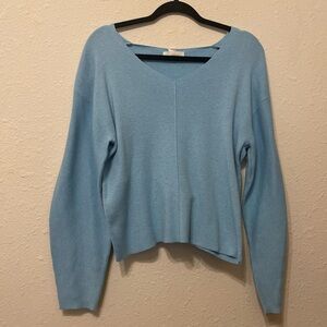 Light blue H&M V-neck sweater